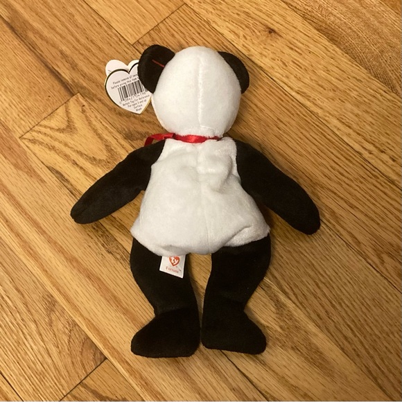 ⭐️ Vintage 1998 Fortune The Panda Bear Ty Beanie Baby - Picture 4 of 13